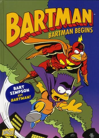 Couverture du livre « Bartman Tome 1 : Bartman begins » de Matt Groening aux éditions Jungle