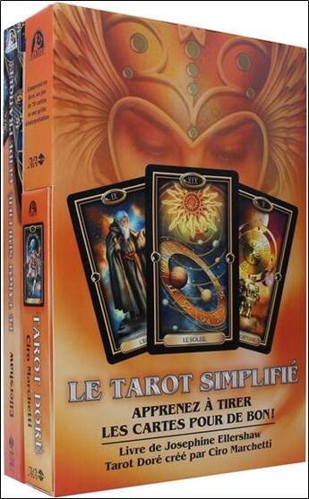 Couverture du livre « Le tarot simplifié ; apprenez à tirer les cartes pour de bon ! » de Ellershaw/Marchetti aux éditions Ada