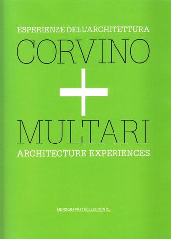 Couverture du livre « Monograph corvino e multari » de  aux éditions Acc Art Books