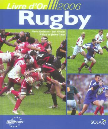 Couverture du livre « Livre d'or du rugby (édition 2006) » de Pierre Albaladejo aux éditions Solar