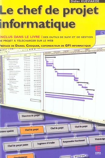 Couverture du livre « Chef de projet informatique (le) » de Didier Kueviakoe aux éditions Eska