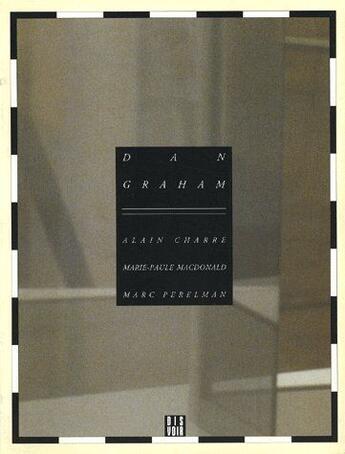 Couverture du livre « Dan Graham » de Charre Alain / Macdo aux éditions Dis Voir