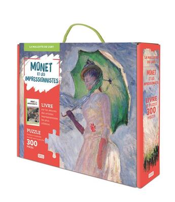 Couverture du livre « La mallette de l'art : Monet et les impressionnistes » de Nadia Fabris et Valentina Bonaguro aux éditions Sassi