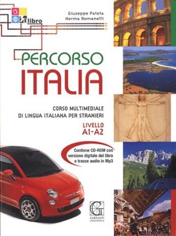Couverture du livre « Percorso Italia + CD - A1-A2 » de  aux éditions Cideb Black Cat