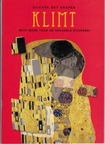 Couverture du livre « Sticker art shapes: klimt » de Delpech aux éditions Frances Lincoln