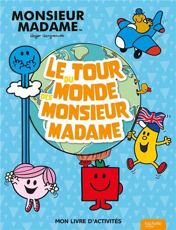 Couverture du livre « Le tour du monde des monsieur madame - mon livre d'activites » de  aux éditions Hachette Jeunesse