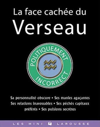 Couverture du livre « La face cachée du Verseau » de  aux éditions Larousse