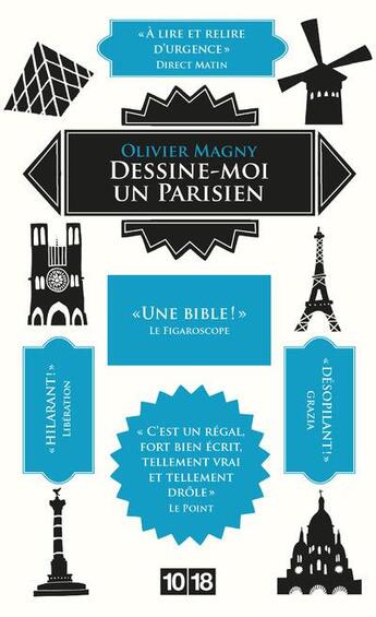 Couverture du livre « Dessine-moi un parisien » de Olivier Magny et Marie Sourd aux éditions 10/18