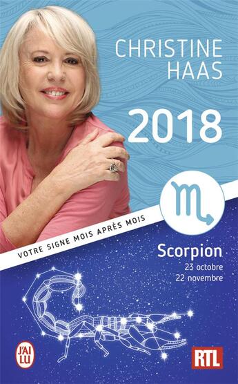 Couverture du livre « Scorpion 2018 » de Christine Haas aux éditions J'ai Lu