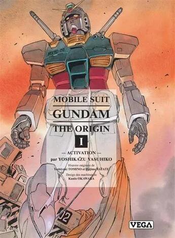 Couverture du livre « Mobile suit Gundam : The origin - Deluxe Tome 1 » de Yoshikazu Yasuhiko aux éditions Vega Dupuis