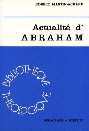 Couverture du livre « Actualite d abraham lab » de  aux éditions Labor Et Fides