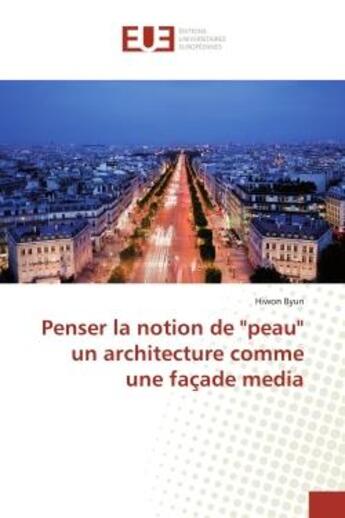 Couverture du livre « Penser la notion de 