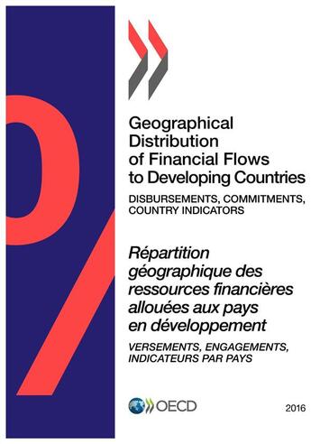 Couverture du livre « Geographical distribution of financial flows to developing countries (édition 2016) » de Ocde aux éditions Ocde