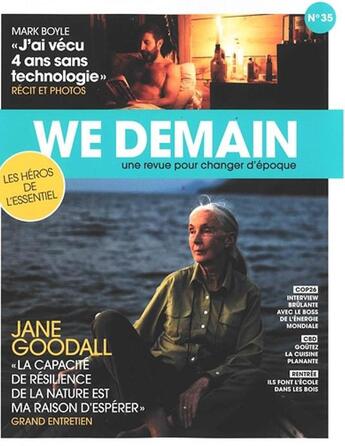 Couverture du livre « We Demain n.35 : Jane Goodall » de We Demain aux éditions We Demain