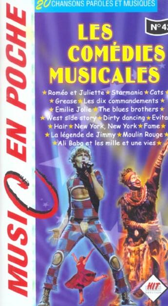 Couverture du livre « Les comedies musicales » de  aux éditions Hit Diffusion