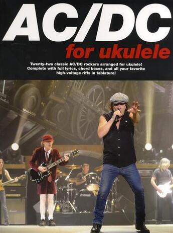 Couverture du livre « Ac/dc for ukulele » de David Bradley aux éditions Music Sales