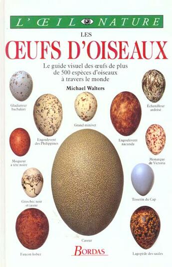 Couverture du livre « Les oeufs d'oiseaux » de Michael Walters aux éditions Bordas