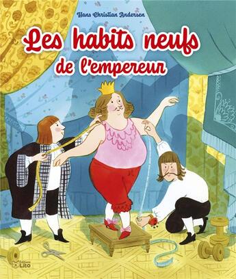 Couverture du livre « Les habits neufs de l'empereur » de Hans Christian Andersen aux éditions Lito