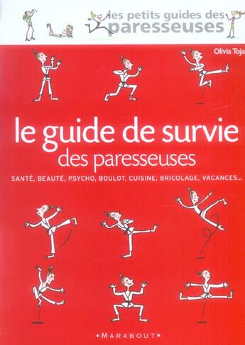 Couverture du livre « Le guide de survie des paresseuses » de Olivia Toja aux éditions Marabout