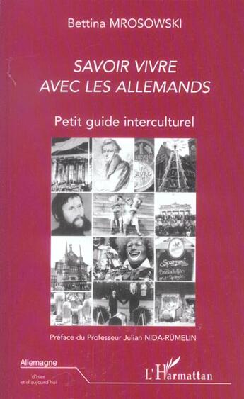 Couverture du livre « SAVOIR VIVRE AVEC LES ALLEMANDS : Petit guide interculturel » de Bettina Mrosowski aux éditions L'harmattan