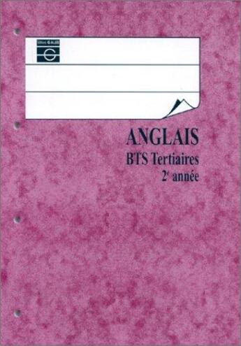 Couverture du livre « Anglais bts tertiaires 2e annee eleve edition 2000 » de Bellenger Lionel aux éditions Nathan