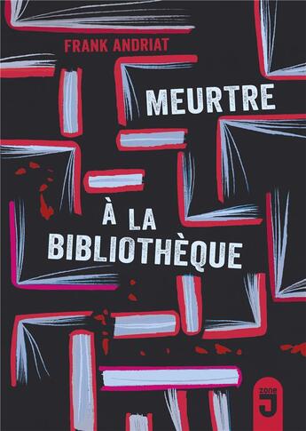 Couverture du livre « Meurtre à la bibliothèque » de Frank Andriat aux éditions Mijade