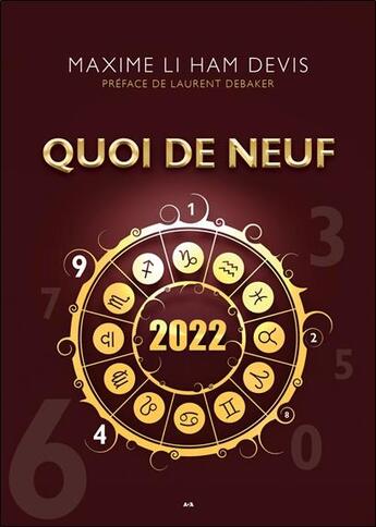 Couverture du livre « Quoi de neuf en 2022 » de Maxime Li Ham Devis aux éditions Ada