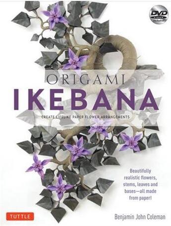 Couverture du livre « Origami ikebana » de Coleman aux éditions Tuttle