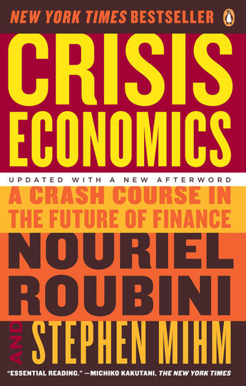 Couverture du livre « Crisis Economics » de Nouriel Roubini aux éditions Viking Adult