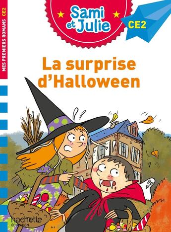 Couverture du livre « Sami et julie roman ce2 la surprise d'halloween » de Bonte/De Mullenheim aux éditions Hachette Education