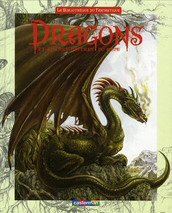 Couverture du livre « La bibliothèque du fantastique t.2 ; dragons et autres maîtres du rêves » de Jean-Luc Bizien et Caroline Picard aux éditions Casterman