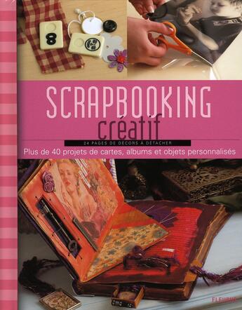 Couverture du livre « Scrapbooking créatif » de  aux éditions Fleurus