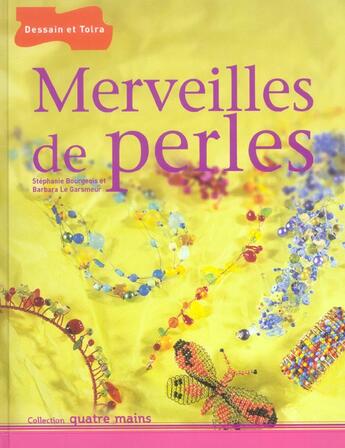 Couverture du livre « Merveilles de perles » de Bourgeois aux éditions Dessain Et Tolra