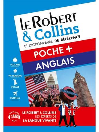 Couverture du livre « LE ROBERT POCHE + ; anglais » de  aux éditions Le Robert
