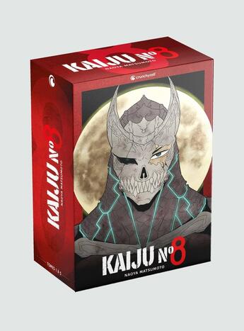 Couverture du livre « Kaiju n°8 : coffret Tomes 1 à 5 » de Naoya Matsumoto aux éditions Crunchyroll