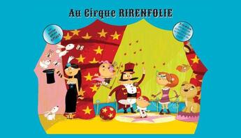 Couverture du livre « Au cirque rirenfolie » de Lamour Crochet Huett aux éditions Pemf