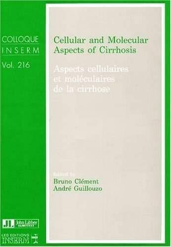 Couverture du livre « Aspect Cell Et Mol Cirrho » de Clement aux éditions John Libbey