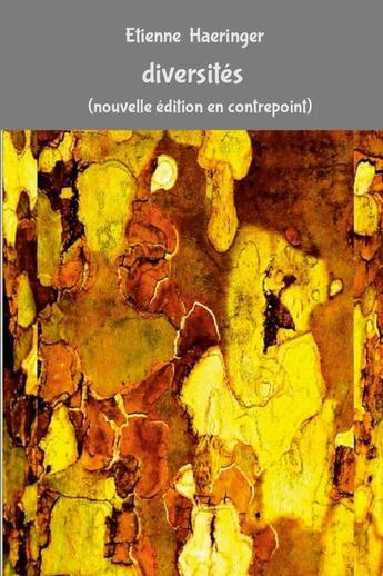 Couverture du livre « Diversités en dialogues » de Etienne Haeringer aux éditions Lulu