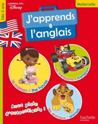 Couverture du livre « J'apprends l'anglais ma petite ecole disney » de  aux éditions Hachette Education