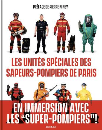 Couverture du livre « Les unités spéciales des sapeurs-pompiers de Paris » de  aux éditions Albin Michel