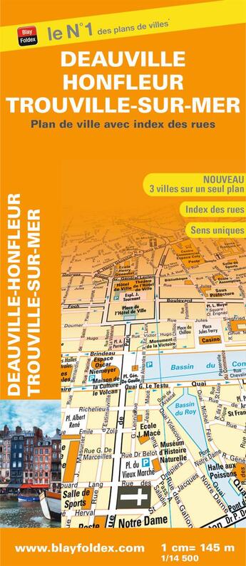 Couverture du livre « Deauveille, Honfleur, Trouville-sur-mer » de  aux éditions Blay Foldex