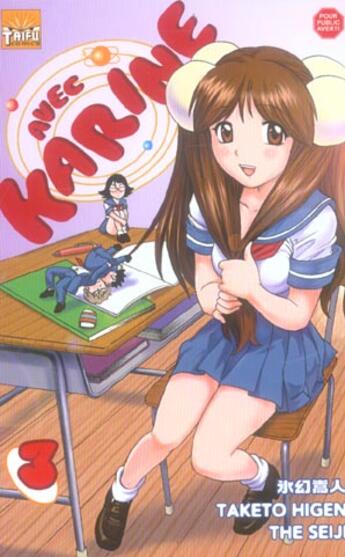 Couverture du livre « Avec Karine Tome 3 » de The Seiji et Higen Taketo aux éditions Taifu Comics