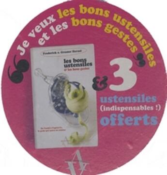 Couverture du livre « La boîte à outils collector : les bons ustensiles et les bons gestes ; de l'outil à l'agréable, le geste qui sauve en cuisine » de Frederick E. Grasser-Herme aux éditions Agnes Vienot