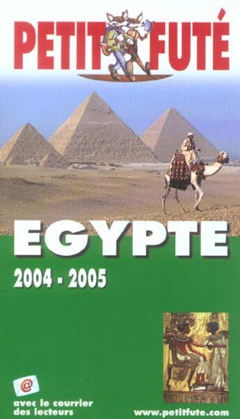 Couverture du livre « EGYPTE (édition 2004/2005) » de Collectif Petit Fute aux éditions Le Petit Fute