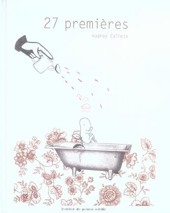 Couverture du livre « 27 premières » de Audrey Calleja aux éditions Atelier Du Poisson Soluble