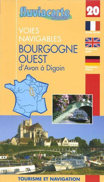 Couverture du livre « Bourgogne ouest » de  aux éditions Fluviacarte