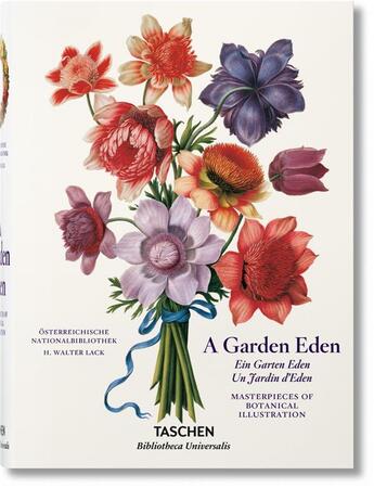 Couverture du livre « Garden eden ; masterpieces of botanical illustration » de  aux éditions Taschen