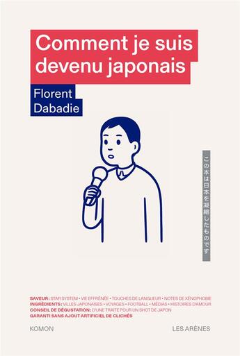 Couverture du livre « Comment je suis devenu japonais » de Florent Dabadie aux éditions Les Arenes