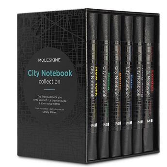 Couverture du livre « Boite city notbook ed 2018 6 titres » de Moleskine aux éditions Moleskine