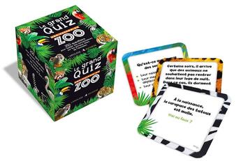 Couverture du livre « Le grand quiz une saison au zoo » de  aux éditions Larousse